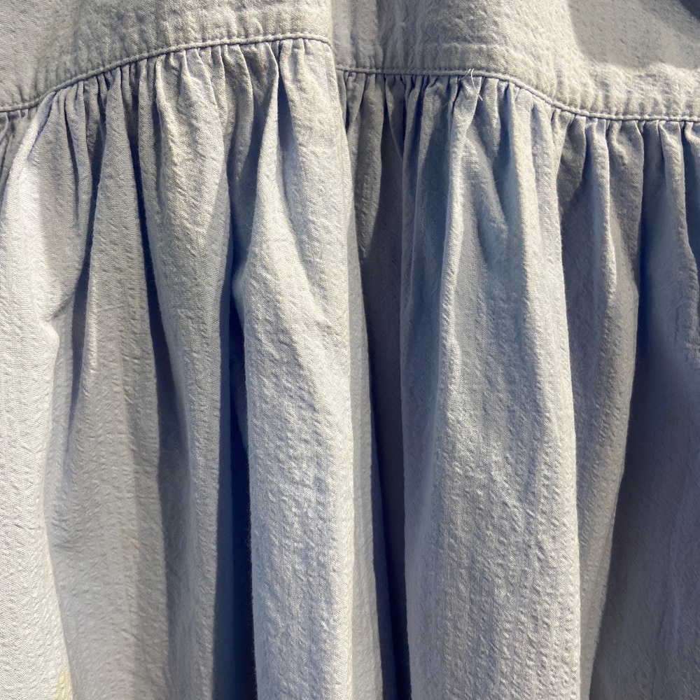 Baby-Blue Ruffled Day Dress - Picture 5 of 10